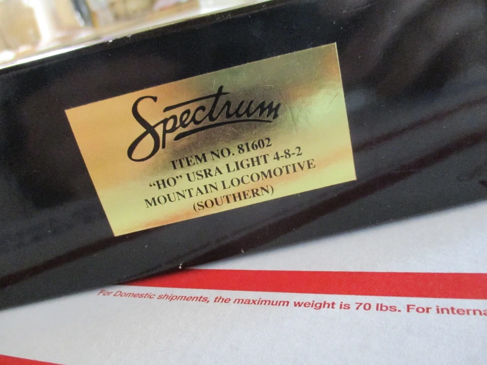Bachmann Spectrum HO 81602 4-8-2 USRA Light Mountain Southern Locomotive LN - Image 2 of 4