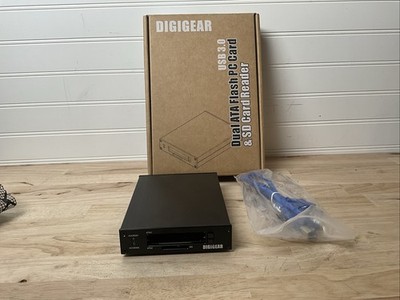 DIGIGEAR Dual ATA Flash PCMCIA PC Card SD USB 3.0 Card Reader U2ATASD omnidrive