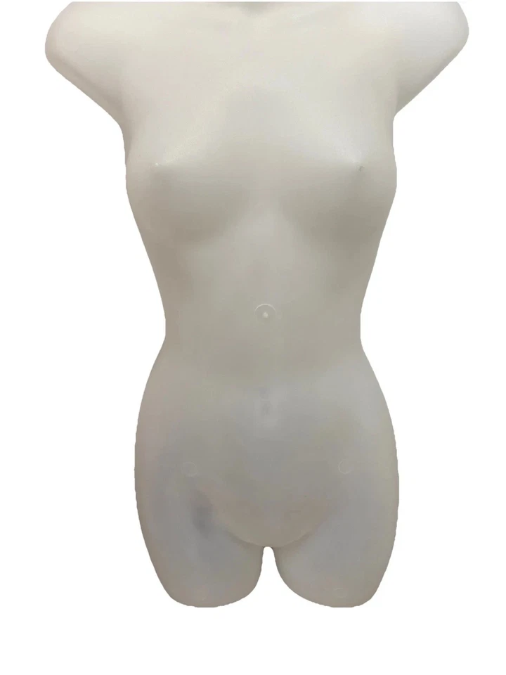 Plastic Female Torso Hanging Mannequin Dress Forms - Image 2 of 4