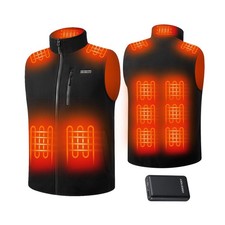 Heated Vest for Men with 16000mAh 7.4V Battery Pack Included, Fleec... Fast Ship