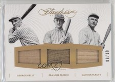 2016 Flawless Teammates Triple Relics Gold /10 Dave Bancroft Frankie Frisch 0b0