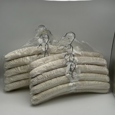 Whitmor Satin Padded Hangers White 2014 15 19pcs, 1 Pack Unopened