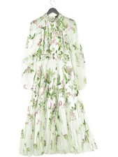 Karen Millen A-Linien Midikleid UK10 in Weiß...