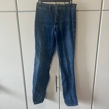 Vintage Wrangler Misses High Waisted Jeans Straight Leg Medium Wash USA Made 12