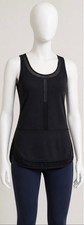 Lululemon Ride Inside Black Tank Top Luxtreme Open Back Athletic Top Size 8