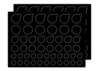 TINGYI Webcam/Camera Covers Privacy Stickers for Lens black
