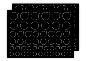 TINGYI Webcam/Camera Covers Privacy Stickers for Lens black