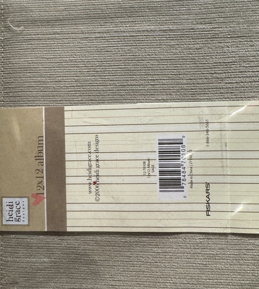 Álbum de fotos Heidi Grace Designs 12 X 12 color: Sage 12-70108 Foto 3 de 3