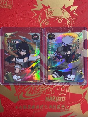   Naruto Kayou Cards ~ NRZ06 - SSR - 137/138L3 ~ Sasuke vs. Kakashi 2 Karten  