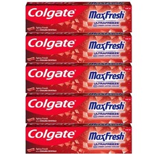 Colgate Max Fresh SPICY FRESH Anticavity Fluoride Toothpaste 100ml x 6 pack Red 21.65 per litre