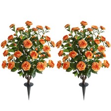 Artificial Camellia Flower Plants Artificial Tree,   2 Pack   Faux Floral Pla...