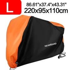 NEVERLAND L Waterproof Motorcycle Dirt Bike Cover UV Dust For Kawasaki Honda