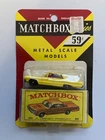 Vintage Matchbox #20 Chevrolet Impala Taxi in original unopened package
