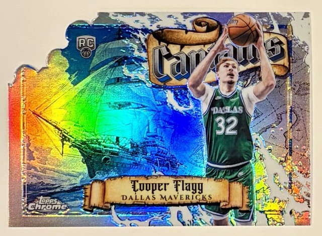 Cooper Flagg 2025-26 Topps Chrome Update Captains #SC-17 Rookie SSP Mavericks