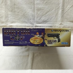 Sega Saturn Virtua Cop Game & Gun Set Used