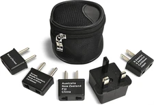 Ceptics International Worldwide Travel Plug Adapter 5 Piece Set, Great for Cell