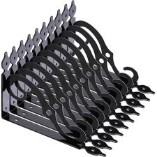 Tivcck 10 Pack Decorative Shelf Brackets,5.4Inch Wall Mounted L 5.4 Inch 