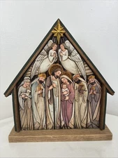The Promise of Christmas Resin Relief Tabletop Nativity Scene 2015 Hobby Lobby