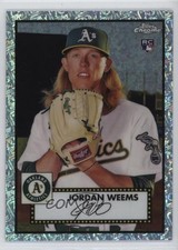 2021 Topps Chrome Platinum Anniversary 46/70 Jordan Weems #139 1n5