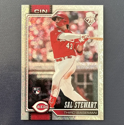 Topps 2026 Topps Sal Stewart (Sandglitter) Rookie #372 Cincinnati Reds