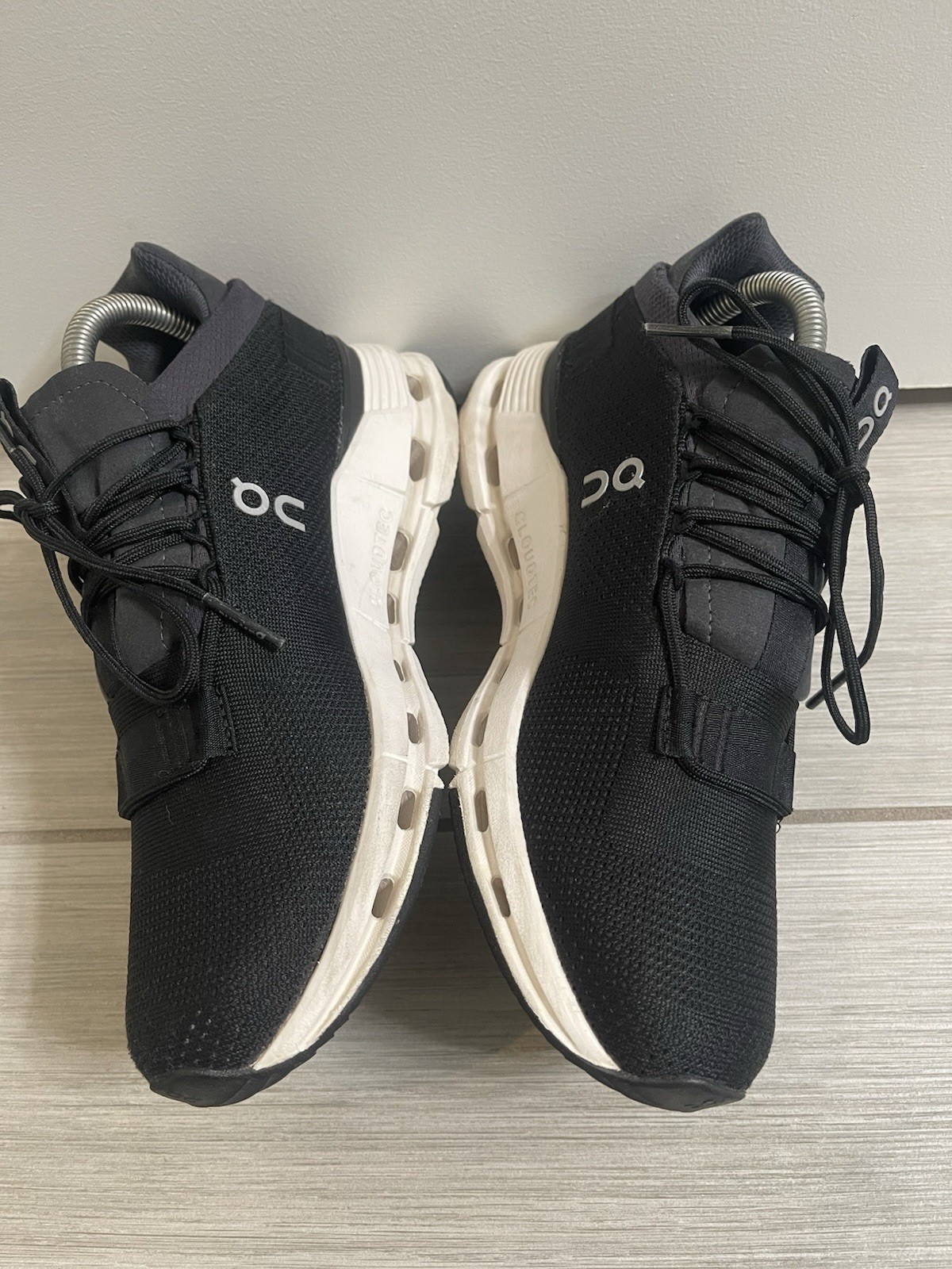 On Cloud Cloudnova Running Shoes Black White Athl… - image 4