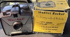 Vintage SPARTUS ROCKET Camera Model #2511 Untested W/box