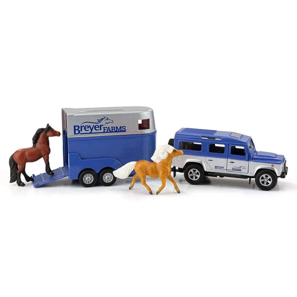 59216 Breyer Farms Land Rover® and Tag-A-Long Horse Trailer NEW - Image 2 of 2