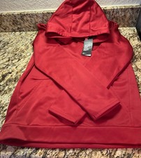 Youth UA Under Armour Hoodie YXL - XL Loose, Red, Polyester