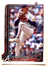 HURSTON WALDREP ROOKIE • 2025 Topps #253 • SHARP ATLANTA BRAVES RC!!!