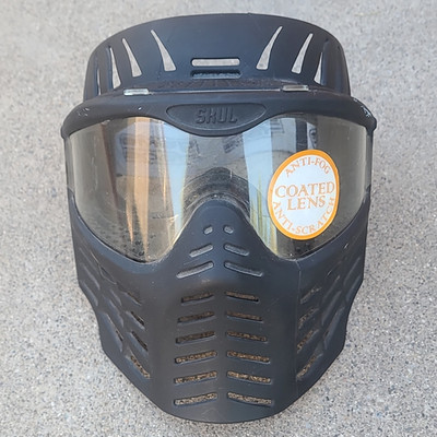 Late 90's Game Face Skul Paintball Full Face Mask With Anti-Fog Coated Lens