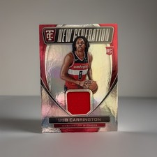 2024-25 Panini Totally Certified Basketball Bub Carrington New Generation Patch