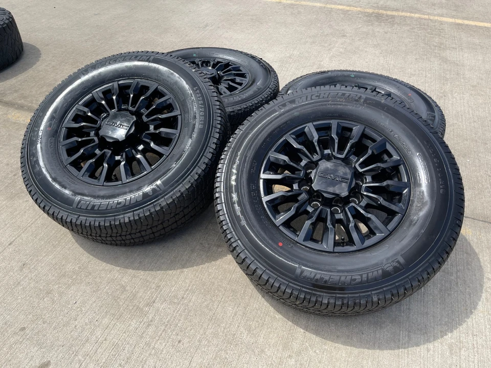 18" Chevy Silverado ALASKAN AT4X 2500 black OEM 14031 wheels rims 2024 2025 NEW - Изображение 3 из 4