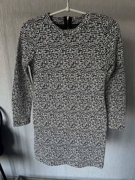 Women Banana Republic Dress Grey Polyester 36 / S