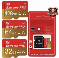 64GB Micro SD Card Ultra Memory for Phone Tablet Security Camera High Speed