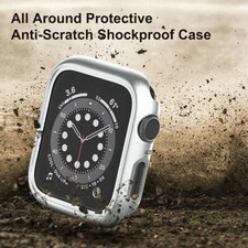 For Apple Watch Series 7 41/45MM PC Protector Hard Bumper Shockproof Case Cover