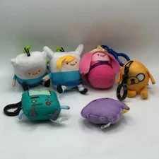 Cartoon Network Adventure Time YOU CHOOSE! 3in Plush Keychain Bag Clip On Toy