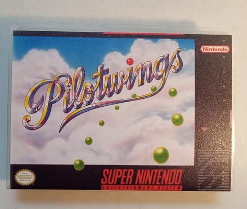 Pilotwings (Super Nintendo) SNES Authentic Game Cart w/ Replacement Case, Tested - Picture 2 of 10