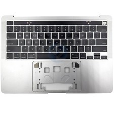 Grade B Silver US Keyboard Topcase Touch Bar for Macbook Pro 13" A2251 2020