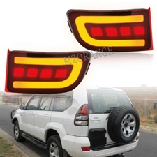 For Toyota Land Cruiser Prado 2002 2003-2009 Rear Bumper Brake Light Red Lens
