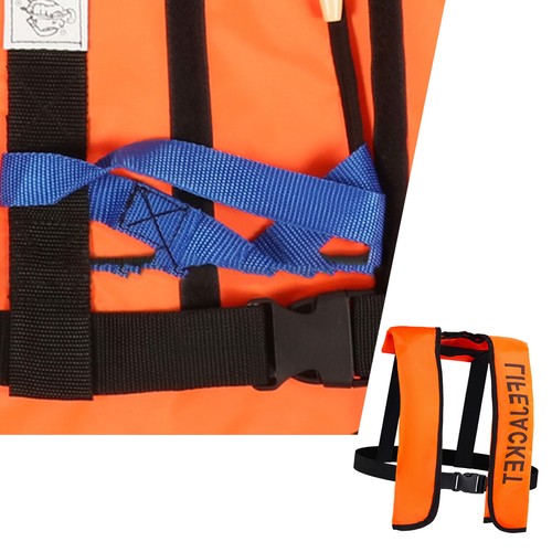 Auto Inflatable Adult Life Jacket Adult Life Vest Emergency Vest for Fishing - Picture 4 of 14