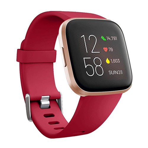 Band Silikon für Fitbit Versa 2 \ Versa \ Versa Lite Ersatzarmband Armband - Bild 10 von 25
