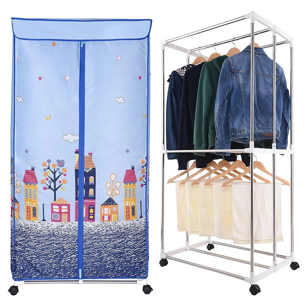 Electric Clothes Dryer Portable Wardrobe Drying Rack Heat Heater Laundry  Machine 657258067523 | eBay