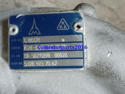 NEW KKK K28 53289737067 4180708 Deutz Turbocharger | eBay