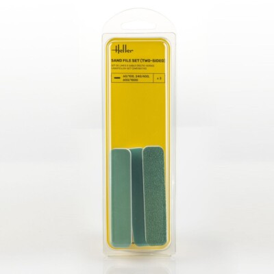 Heller 99002 Sandfeilen-Set (zweiseitig. 3-teilig)  inkl. 3 Körnungen Modellbau