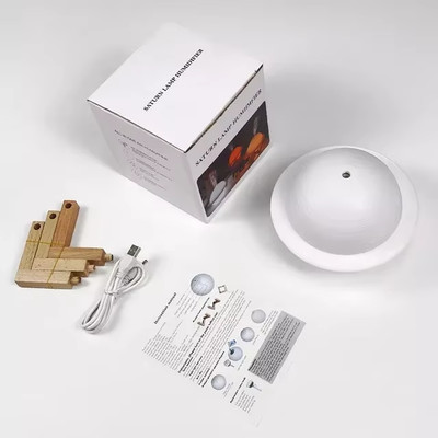3D Air Humidifier 200Ml Diffuser Ultrasonic Mini Air Humidifier Usb Fogger Mist 
