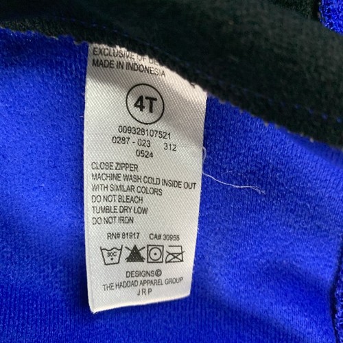 Nike Boys Blue Zip-Up Track Jacket Athletic Wear Size 4T Toddler - Picture 11 of 16