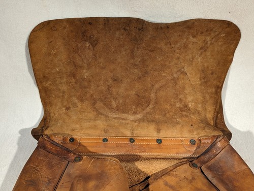 Vintage USPS Bucheimer 1965 U.S. Mail Postal Carrier Leather Messenger Bag - Picture 6 of 11