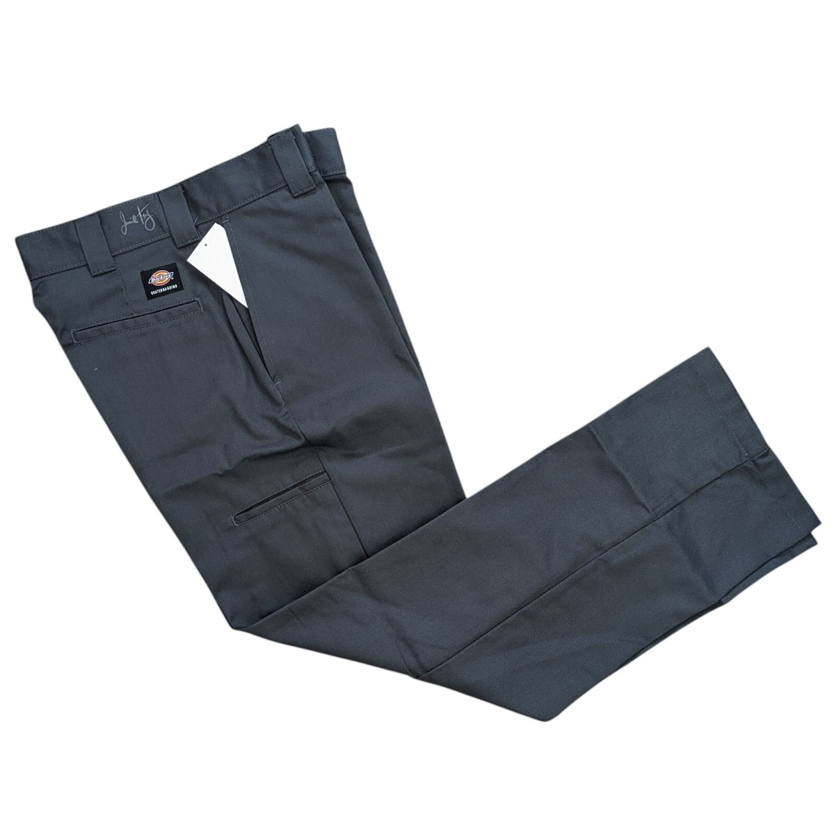 CREASE DL/TROUSERS 01 Sサイズ　CHARCOAL Twist crease easy pants (Charcoal gray) - COOR