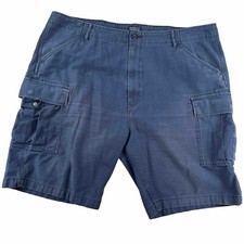 Levi  s Cargo Shorts Mens 44 Blue Cotton two horse brand 10  Inseam Skate Y2K