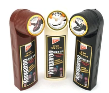 Kangaroo Liquid Shoe Polish Shine Leather Easy Self Care Gloss (50ml x 1 pcs)